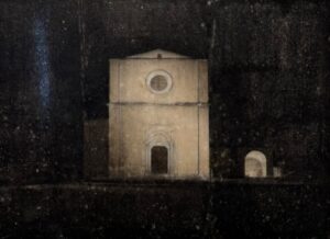 2024 LA NOTTE  stampa e tecnica mista su PETG 